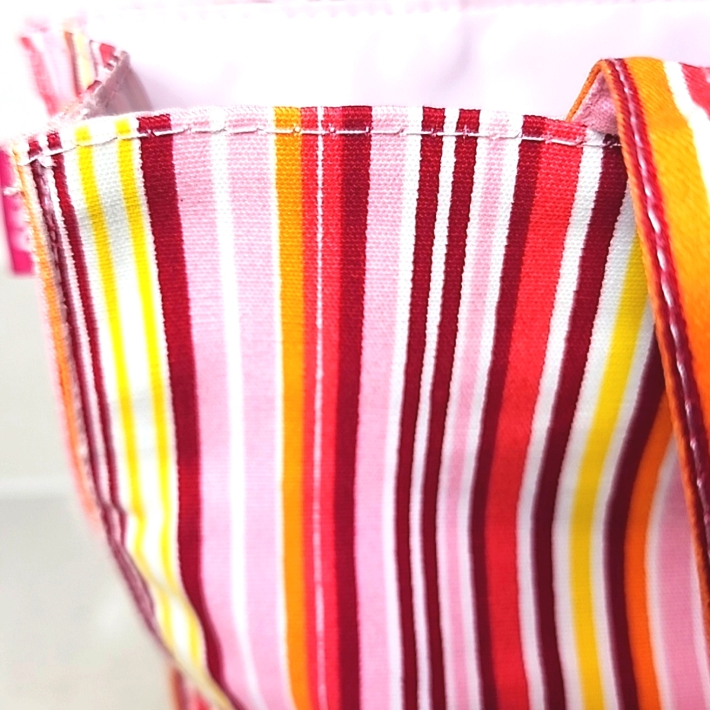 SELF Vibrant Stripped Tote Bag - Picture 4 of 6